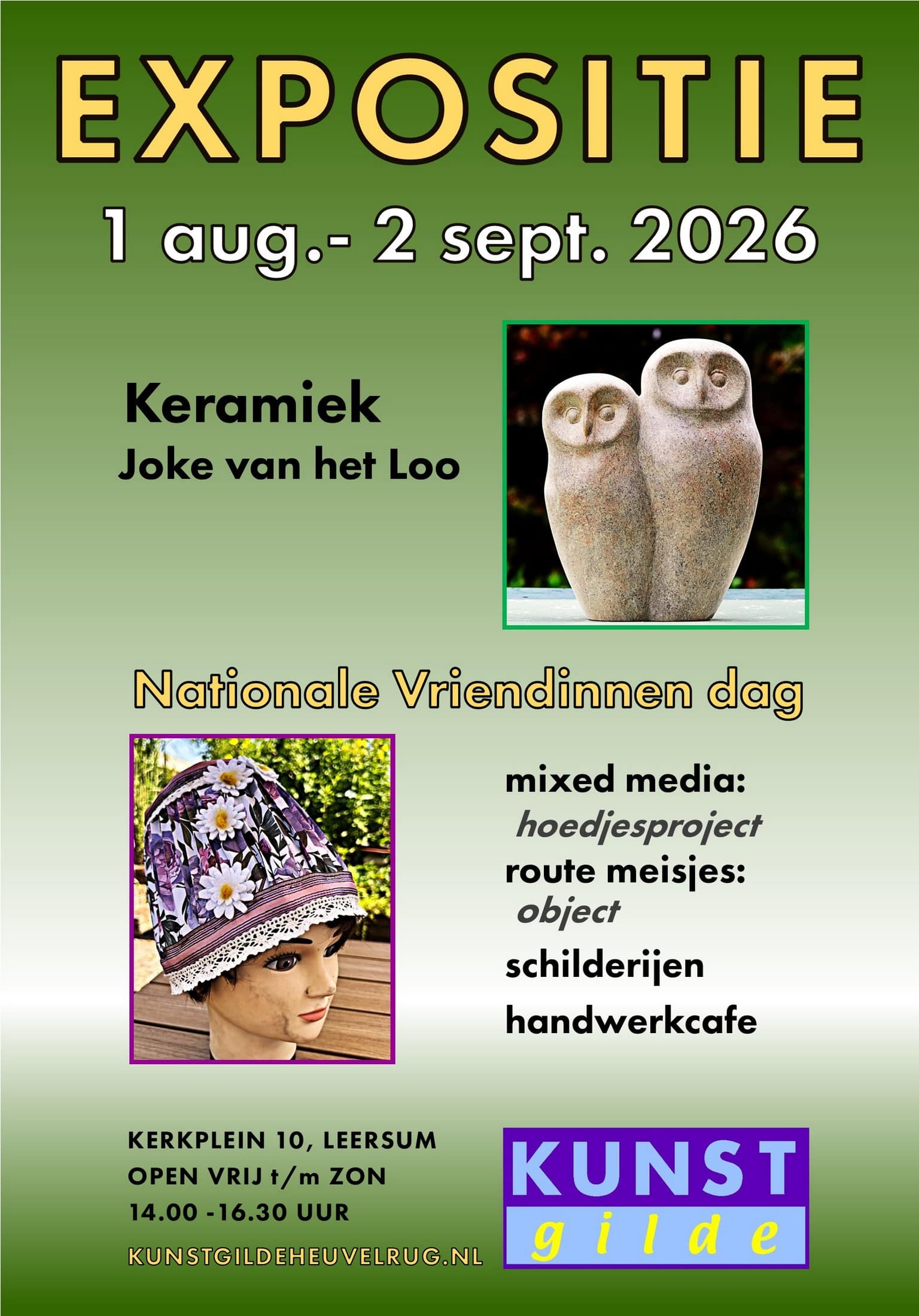 poster aug 2026 poster van de expositie